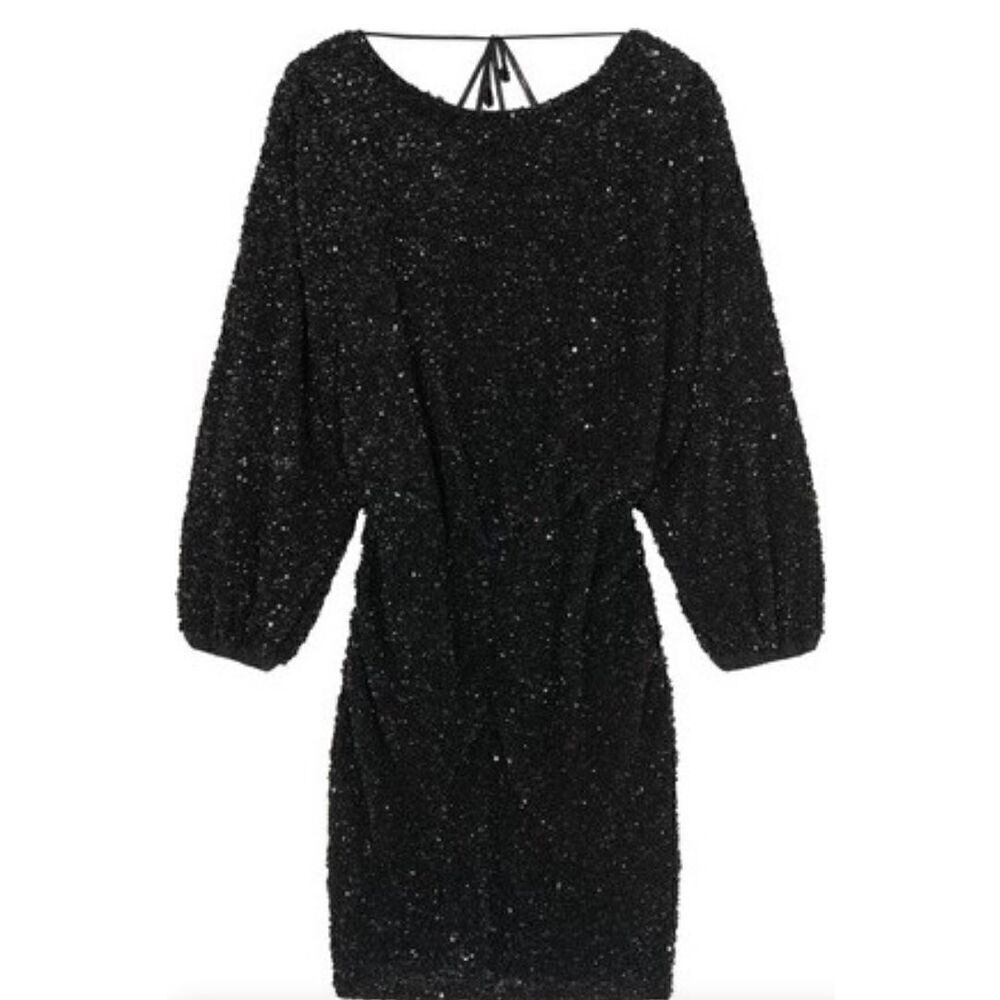 BA&SH Scarlet Dress in Black NWT Size Medium